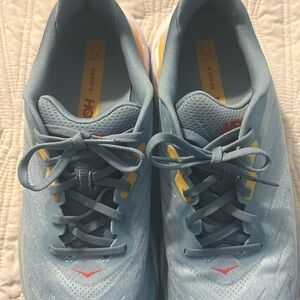 Hoka Arahi 6 One Shoes Men’s 11 D Blue Orange Yellow Running Sneakers Training